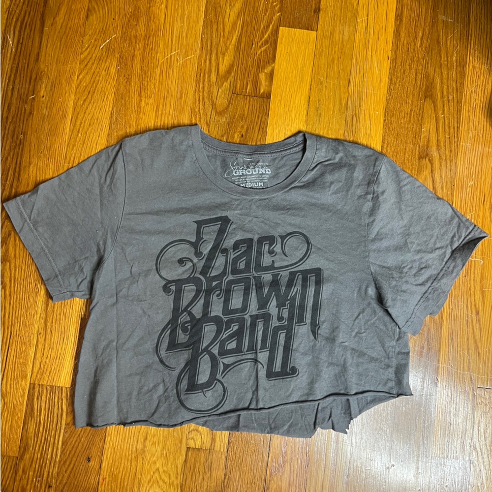 Zac Brown Band Down The Rabbit Hole 2018 Tour Cut Off Concert Tee Size Medium